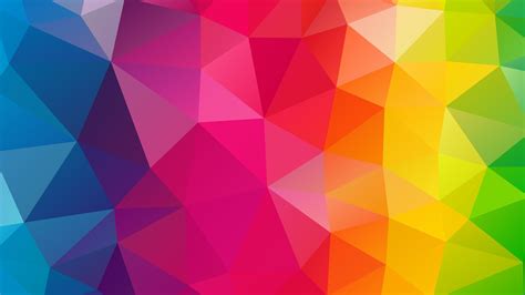 Rainbow Geometric Wallpapers 4k Hd Rainbow Geometric Backgrounds On