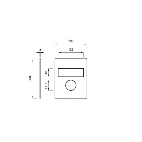 Ceadesign Hydroplate Plate For Cistern Ceadesign Finishes Stainless