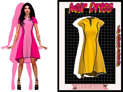 The Sims Resource - Noir Dress