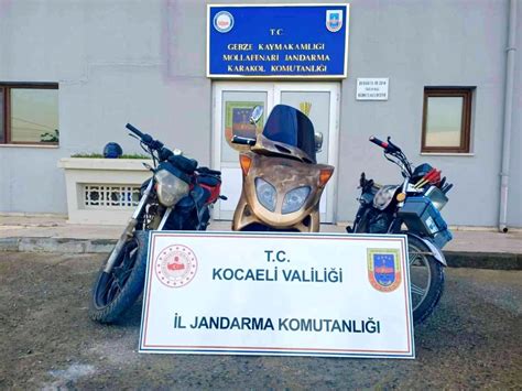 Motosiklet hırsızı jandarma ekiplerine yakalandı Haberler