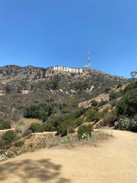 A Hollywood Sign on Mountain Under the Blue Sky · Free Stock Photo