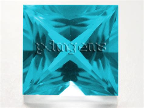 Pdm Gems Swiss Blue Topaz Square Princess Cut Gemstone Packaging Type