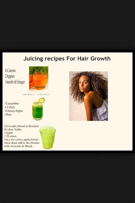 Juicing Recipes For Hair Growth Hair Growth Faster Healthy Hair Growth