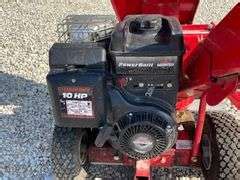 Troy Bilt 10 Hp Chipper Shredder Schneider Auctioneers LLC