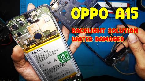 Solusi Oppo A Layar Gelap Lcd Blank Hitam Bekas Kena Air Backlight