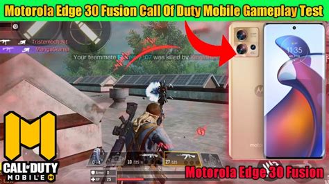 Motorola Edge Fusion Call Of Duty Mobile Gameplay Test Moto Edge