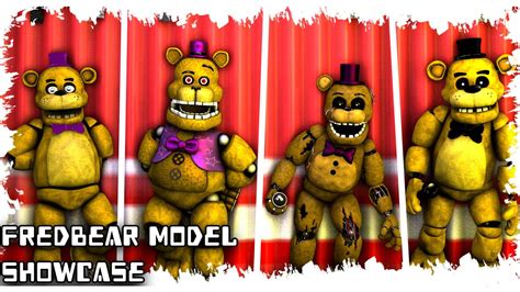 Sfm Fnaf Fredbear Model Showcase Youtube