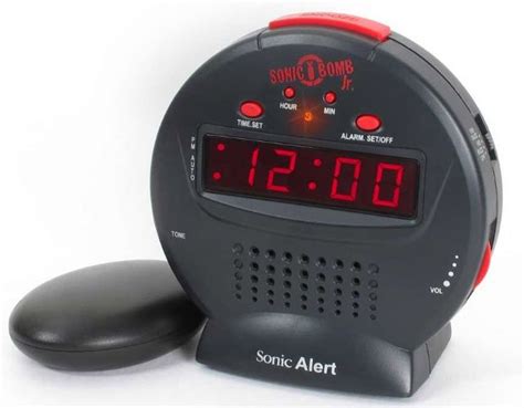 Sonic Alert Sonic Bomb Jr. Alarm Clock - FREE Shipping