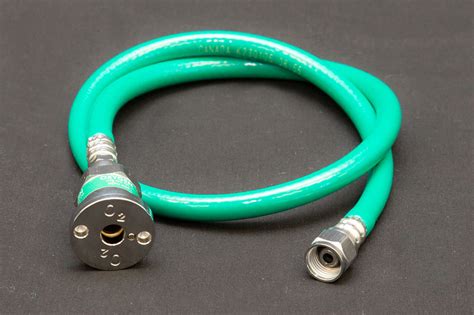 Oxy Ceiling Oxygen Hose Drop With Ohmeda Female Quick Disconnect