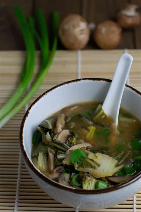 Vegan Mushroom Bok Choy Soup Brand New Vegan