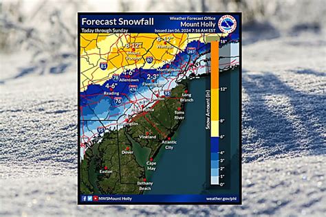 Snow Predictions Increase From National Weather Service For Parts Of Nj