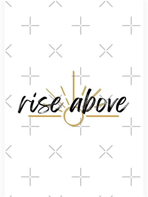 Rise Above Sticker Pack Two Word Quotes Poster For Sale By Mikaw