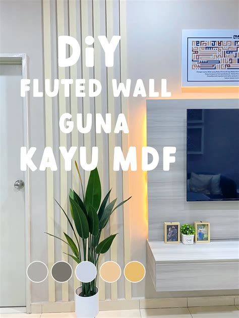 Diy Fluted Wall Guna Kayu Mdf Shopee Galeri Disiarkan Oleh 𝙢𝙮𝙧𝙖