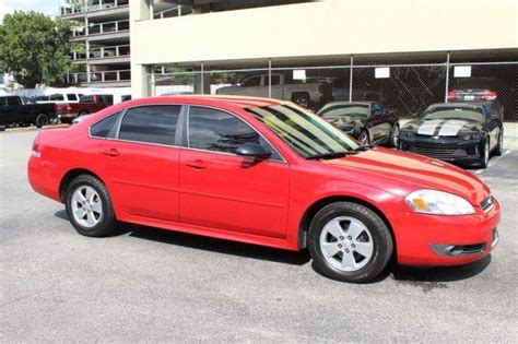 2011 Chevrolet Impala Lt Fleet Sedan Automatic Victory Red Flex Fuel