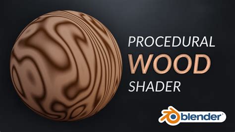 How To Make A Procedural Wood Shader In Blender 2 8 Youtube