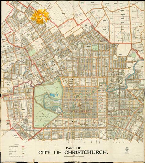 Christchurch City Map