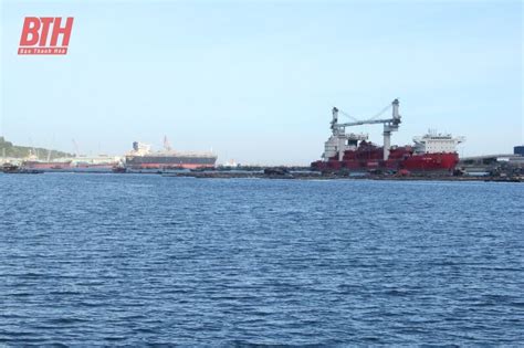 Bustling Cargo Through Nghi Son Port Vietnam Vn