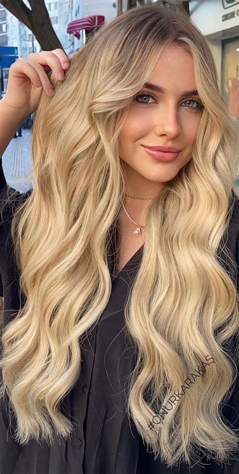 Golden Blonde Hair Blonde Hair Color Beige Blonde Pretty Hair Color