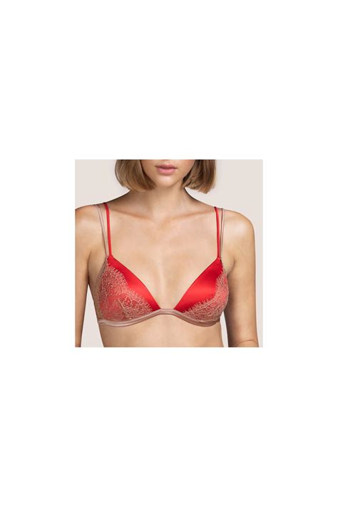 Soutien Gorge Rouge Sans Armature Lingerie Andres Sarda Rouge 2022