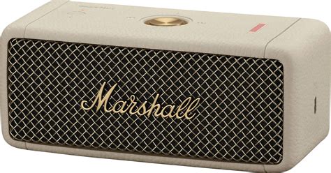 Marshall Emberton II Portable Bluetooth Speaker Cream 1006237 Best Buy