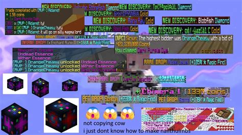 B Or Something Hypixel Skyblock Moments Rng Drops Youtube