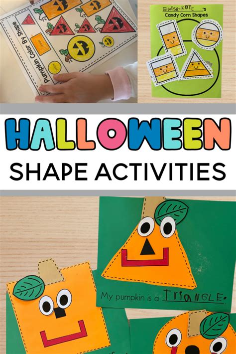 Halloween Shape Activities for Preschool and Kindergarten - Sarah Chesworth