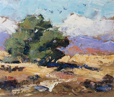 Tom Brown Fine Art Palette Knife Oil Painting By Tom Brown