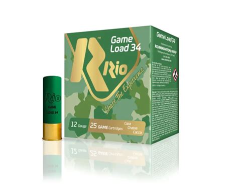 Cartuchos De Caza Rio 50 UEE Extra Game 34 Gr