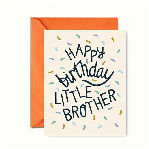 Happy Birthday Little Brother Cards