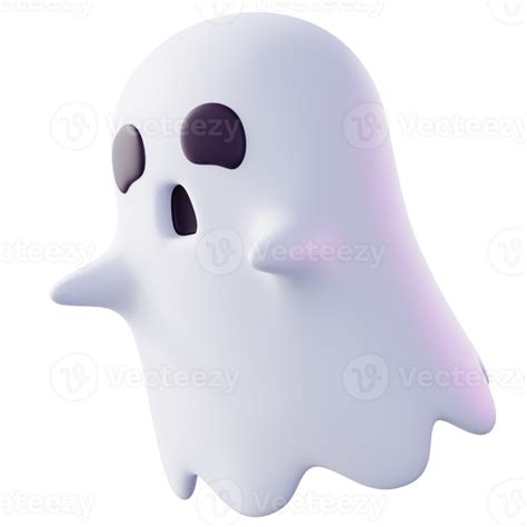 3d Ghost Icon 29338129 Png