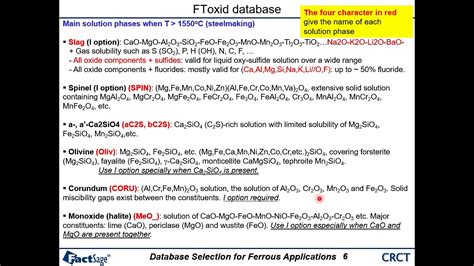 [ENG] Pyrometallurgy EX 2) Database Selection - YouTube