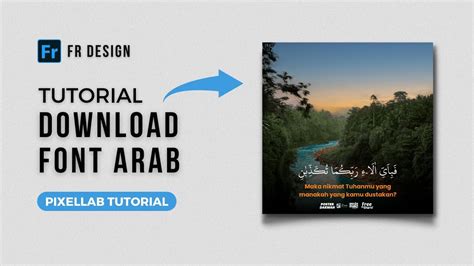 Cara Menambahkan Font Arab Di Pixellab Untuk Pemula Youtube