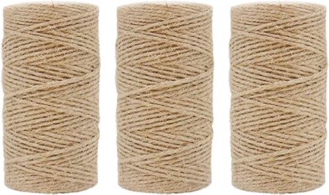 Tenn Well 1000 Feet Jute Twine Natural 2mm Thick Jute Twine String