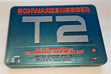 TERMINATOR 2 JUDGMENT DAY T2 Vhs Limited Edition Boxset Tin Rare