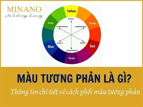 Màu tương phản là gì Cách phối cặp màu tương phản ĐẸP