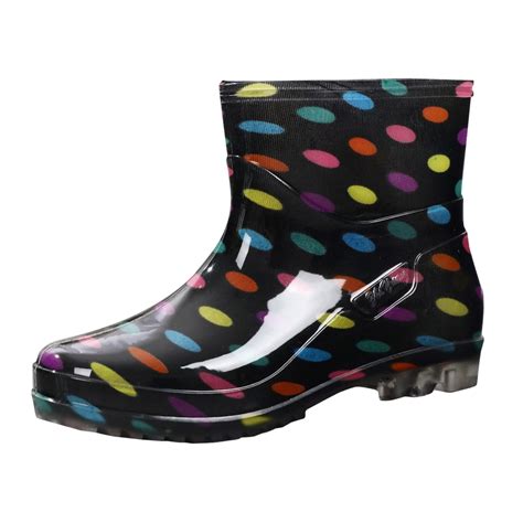 short rain boots women 8