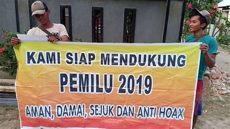 Deklarasi Pemilu Damai 2019 Warga Kel Menala Kec Taliwang Ksb YouTube