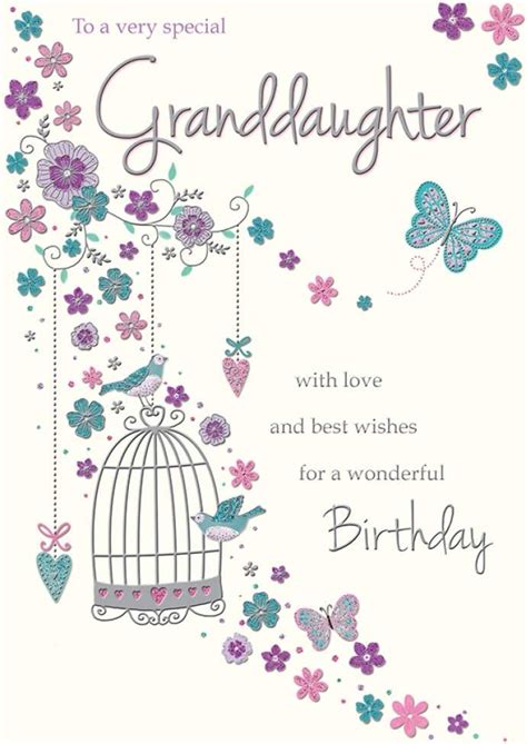 Carte D Anniversaire Traditionnelle Pour Petite Fille 9 X 15 Cm