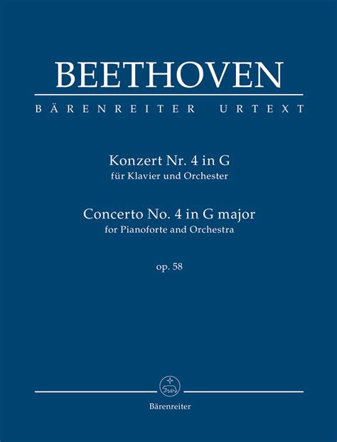 Beethoven Piano Concerto No 4 In G Major Op 58 Ficks Music