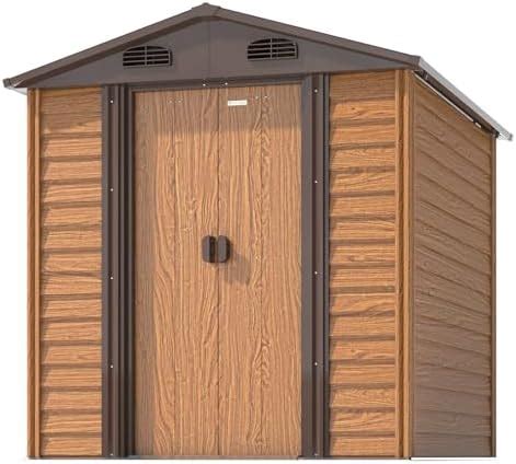 Amazon Mupater Outdoor Storage Shed X Ft Garden Tool Shed