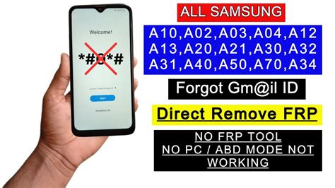 2024 New Method Update All Samsung Galaxy Frp Bypass Android 11 12