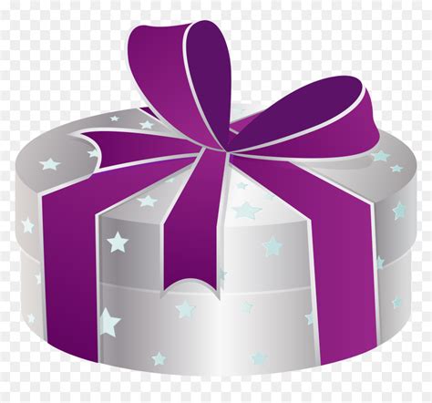 Presents Clip Art Png - Purple Gift Box Clipart Png, Transparent Png - vhv