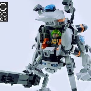 Moc Building Bricks Titan Robot Suit Blocks Toys Gifts Model Etsy