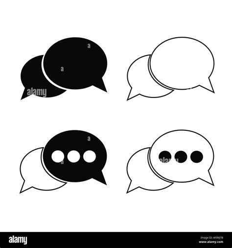 Speech Bubble Icon Stock Vector Image Art Alamy