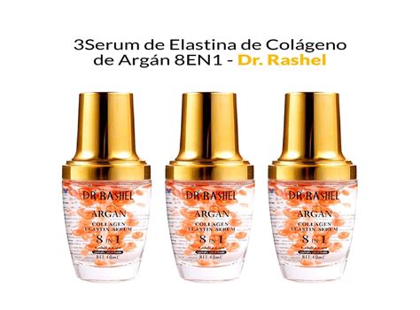 Ripley SUERO DE ELASTINA DE COLÁGENO DE ARGÁN 8EN1 40ML DR RASHEL 3