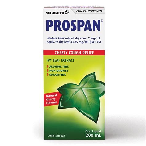 Buy Prospan Chesty Cough Ivy Leaf 200ml Online At Chemist Warehouse®