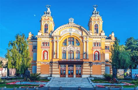 National Theatre Of Cluj-Napoca, Romania Editorial Image - Image of ...