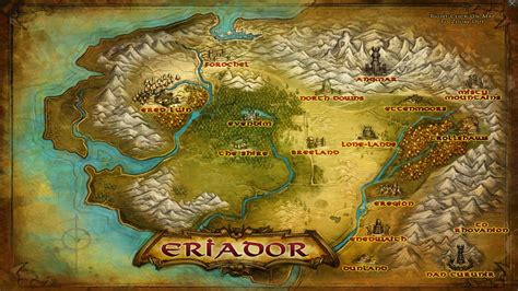 map  eriador   lord   rings