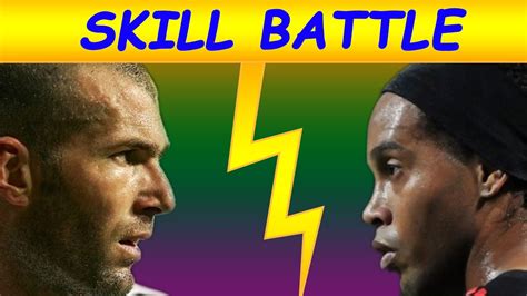 Zidane Vs Ronaldinho The Battle Of Skills Youtube