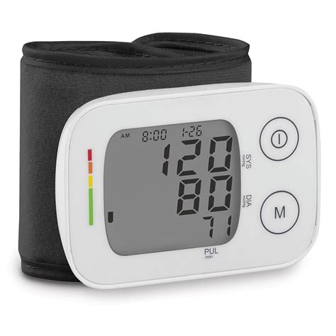 The Superior Wrist Blood Pressure Monitor Hammacher Schlemmer